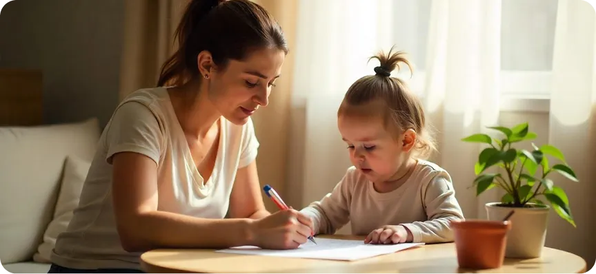 Virtual parenting coaching with professional support